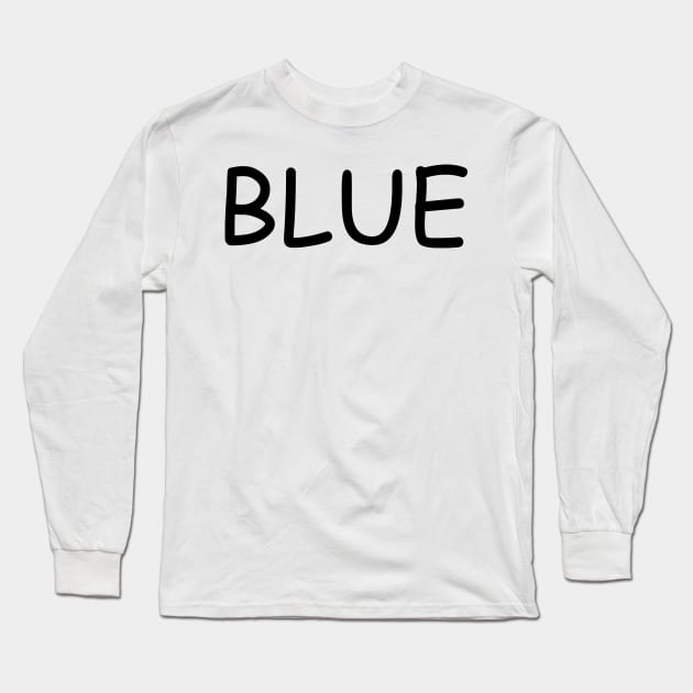 BLUE Long Sleeve T-Shirt by mabelas